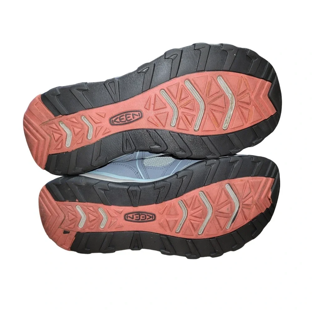 KEEN Terradora‎ II Low Blue Grey Waterproof Hiking Trail Shoe Sz 5